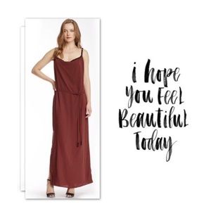 Gold Hawk $288.00 Beaded Maxi Dress